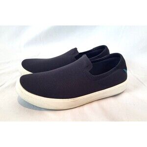 Vessi Men's/Unisex Black Slip-On Athletic Shoes with White Sole